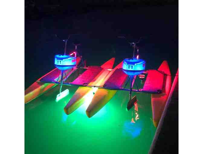 Long Beach Waterbikes: 4 Glow Ride Tickets (LED light night Hydrobike)