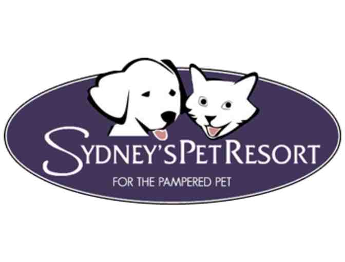Sydney's Pet Resort- 1 Vacation Getaway, 2 spa days and assorted Sydney's swag.