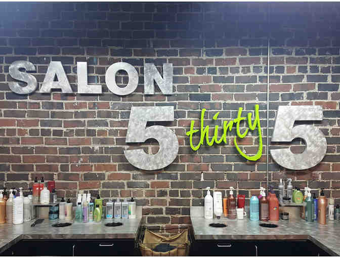 Salon 535 $50 gift card and small Redken travel bag