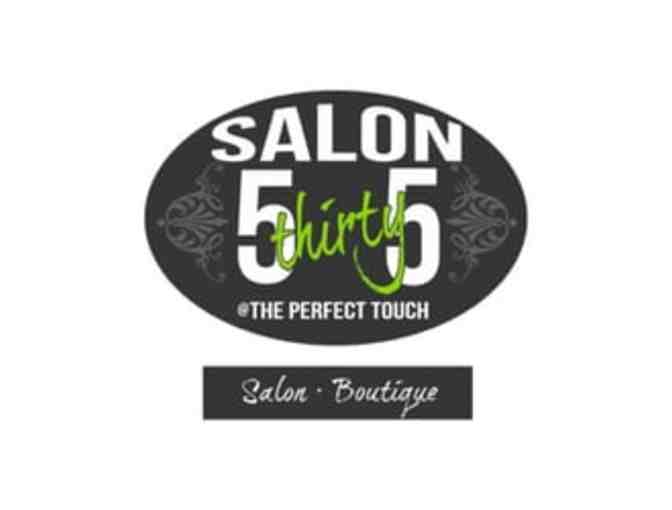 Salon 535 $50 gift card and small Redken travel bag
