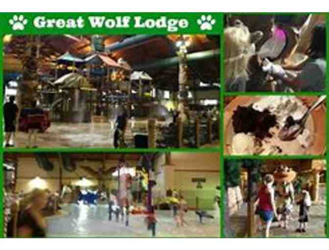 Great Wolf Lodge-1 night stay, 4 waterpark passes, $319 gift card. Kansas City, MO.