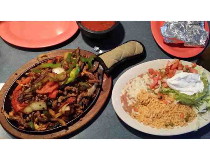 $25 to El Rio Grande Mexican Restaurant