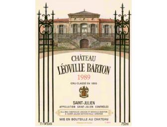 Case of Chateau Leoville Barton St.-Julien, 2nd growth Bordeaux red, vintage 1989
