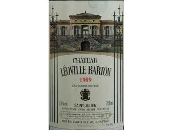 Case of Chateau Leoville Barton St.-Julien, 2nd growth Bordeaux red, vintage 1989