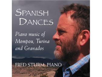 Set of five CDs by pianist Fred Sturm