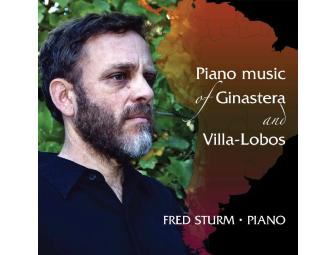 Set of five CDs by pianist Fred Sturm