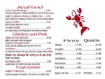 Callie's Galley (3) $20 Gift Certificates