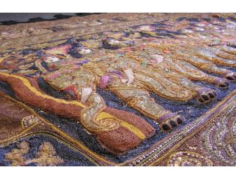 Amazing 6' x 9' Fabric Sculpture Wall Hanging