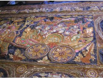 Amazing 6' x 9' Fabric Sculpture Wall Hanging