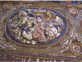 Amazing 6' x 9' Fabric Sculpture Wall Hanging