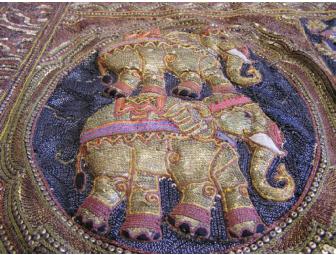 Amazing 6' x 9' Fabric Sculpture Wall Hanging