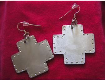 Aluminum Crosses Earrings