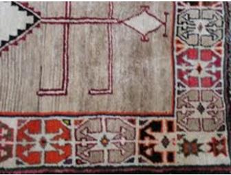 Gabbeh Carpet 3'4' X 5'9' 1940's South Persia