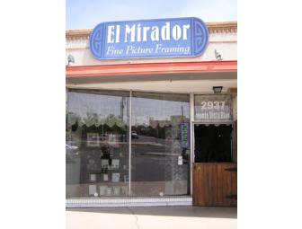 El Mirador Fine Framing $75 Gift Certificate