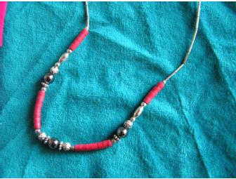 3 Sterling Beaded Necklaces