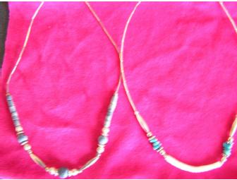 Sterling Silver Hand-Beaded Necklaces