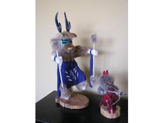 Deer and Wolf Kachina Dolls