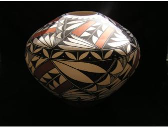 Large Pueblo Seed Pot by Laguna/Acoma Artist David Paytiamo