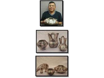 Acoma Horsehair Pottery by Irvin J. Louis (Acoma)