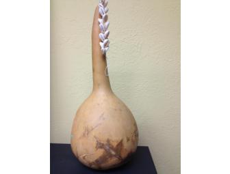 Pictograph Dipper Gourd by Peter Meyer