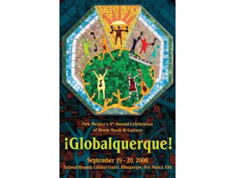 Full Run of 7 Globalquerque Posters - PLUS GlobalQik! poster & CDs by Bombino and Razia!
