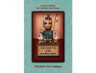 'Secrets of the Plumed Saint' signed by Elizabeth Ann Galligan and book club visit!