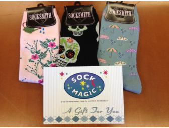 Sock magic three pack and a $75 gift certificate for more!