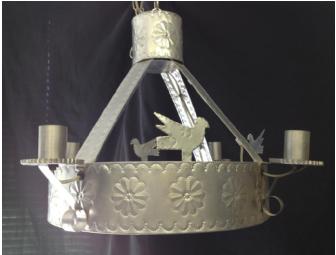 New Mexican Tin work Chandelier