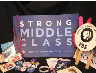 Lot of Obama and Democratic Convention Memorabilia