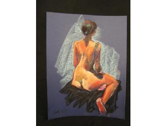 Untitled Pastel on Paper by Dennis Liberty
