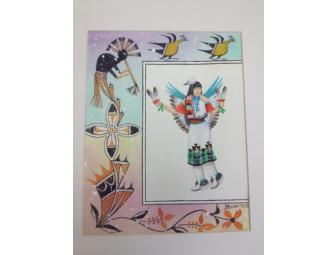 'Butterfly Dancer' by award winning Zia artist Marcellus Medina