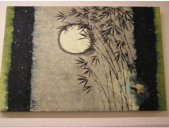 'Bamboo with Full Moon' by Pat Marsello