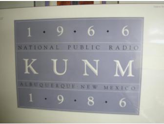 KUNM Numbered 20th Anniversary Commemoration Poster