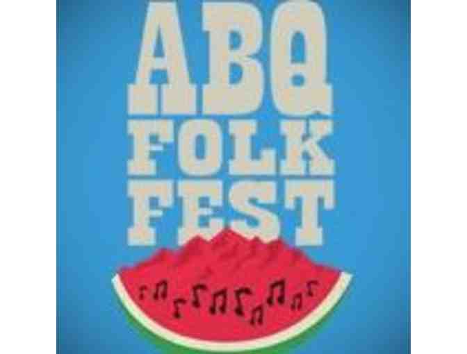 ABQ Folk Festival June 2014 - Two Adult Passes (1 of 2)