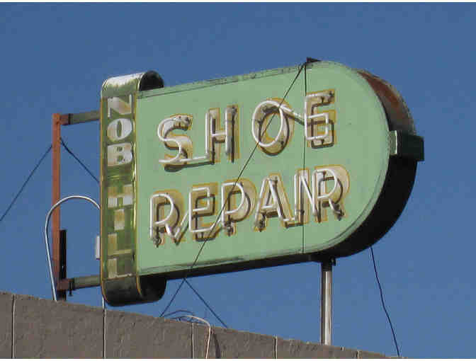 Nob Hill Shoe Repair Gift Certificates for a 1/2 sole and heels