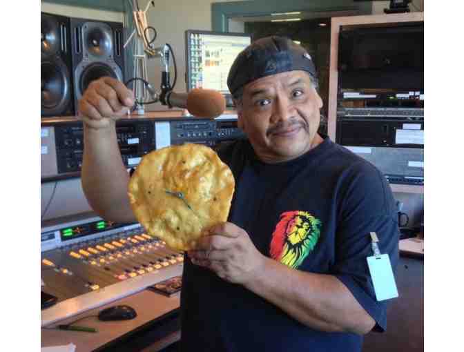 Authentic Frybread Clock made by Linda Cywink