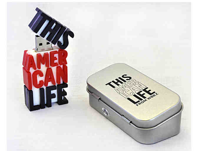 This American Life Radio shows on a Custom Molded USB Drive PLUS Public Radio Tattoos