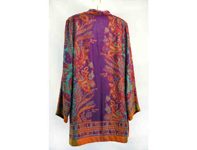 Multicolored Reversible Cotton Tunic /Jacket (Women's Medium)