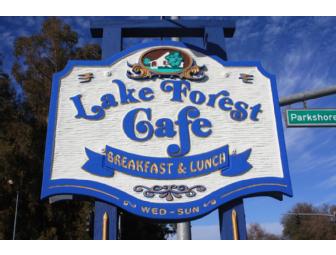 $25 Gift Certificate to Lake Forest Cafe in Folsom