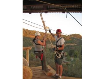 Zip Line Ride for Two at Moaning Cavern