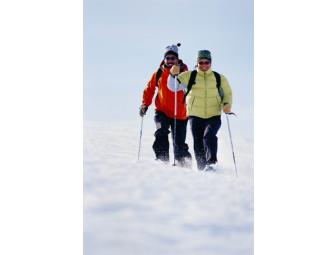 Two-day Snowshoe or Cross-Country Ski Rental Package for Four