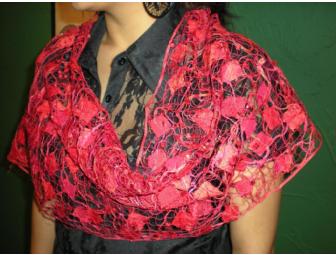 Handmade Silk Ribbon Scarf