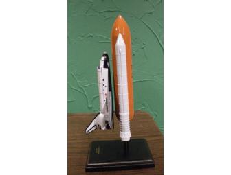 Model of the Space Shuttle Discovery - Autographed by Astronaut Jose Hernandez