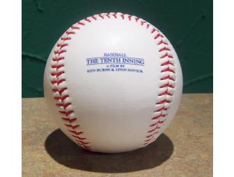 KVIE Baseball Combo: AUTOGRAPHED Ken Burns Baseball + KVIE Baseball DVDs
