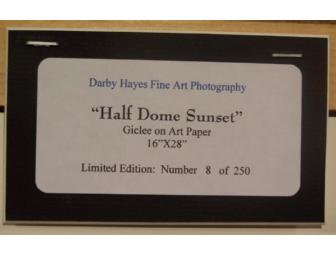'Half Dome Sunset' Framed Photograph by Darby Hayes