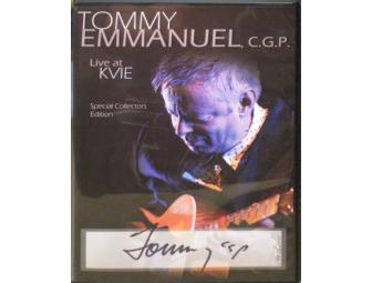 Limited Edition Autographed Tommy Emmanuel DVD + Limited Edition Poster - KVIE EXCLUSIVE!