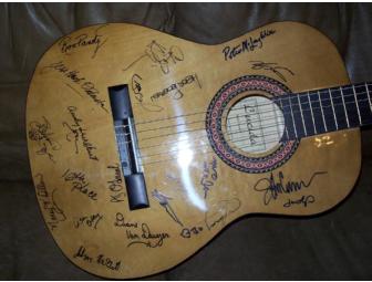 Signed Accoustic Guitar w/ Folk Festival 25th Anniversary Headliners and More!