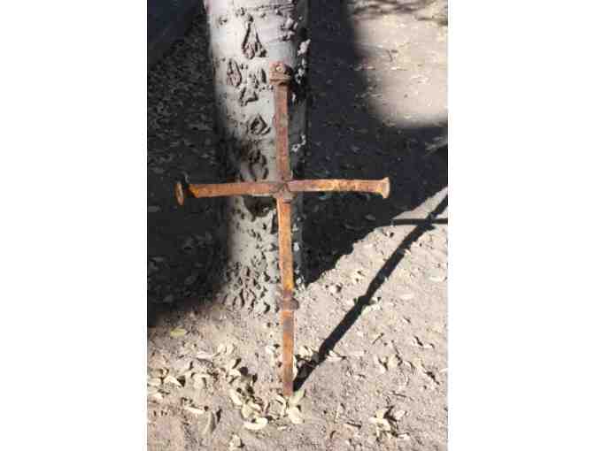 Railroad Spike Welded Cross