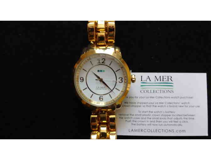 Gold Plated La Mer Men's Watch