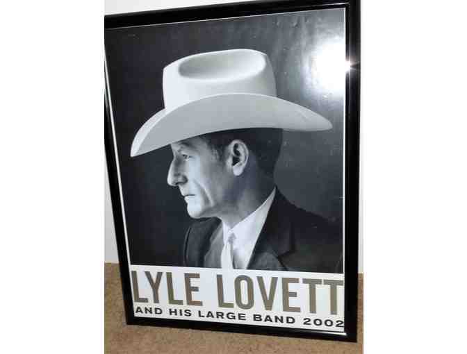 Lyle Lovett Poster - 2002 Tour (18 X 24' - Framed)